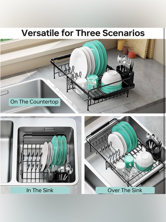 Dish Drying Rack in Sink - Picture 3 of 9